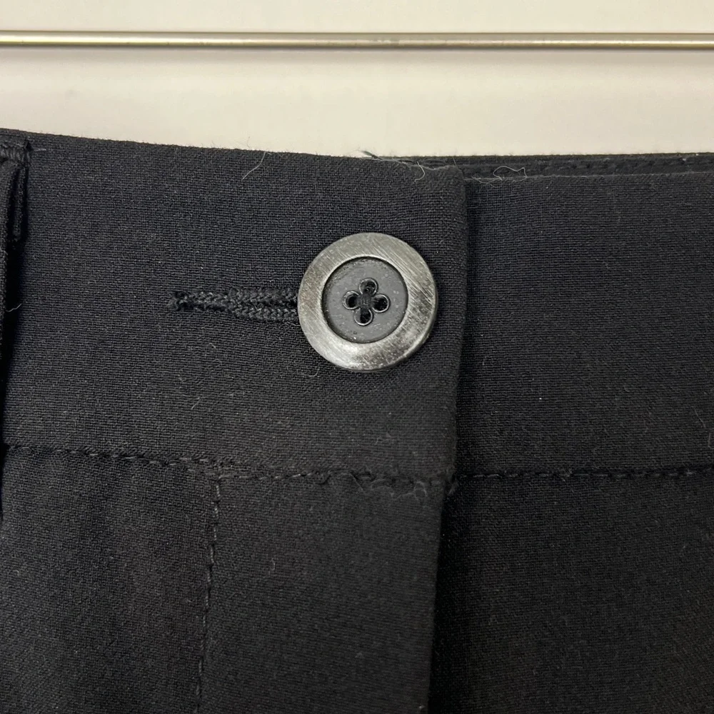 Style & Co pants straight leg with stretch color: black Sz 4 - Picture 3 of 7